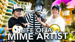 Spending A Day With A Mime Artist (Di nagsasalita!) | Ranz and Niana