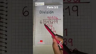 División #aprendeencasa #aprendizaje #youtubeshorts #matefacil #matematicas #math #clasesvirtuales