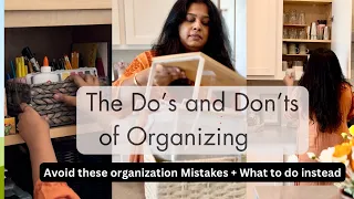 6 Little Organizing Mistakes to Avoid + What to do Instead | Organize with me