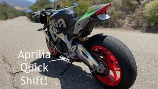 Motorcycle Quickshifter and Autoblipper Explained - How Aprilia Quick Shift Up and Down Work!