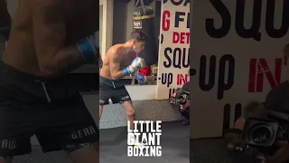 RYAN GARCIA TRAINING TO KNOCKOUT GERVONTA DAVIS! THROWING BOMBS ON THE HEAVY BAG