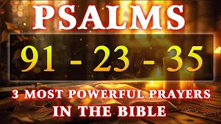 [🙏NIGHT PRAYER!] PSALM 35 PSALM 23 PSALM 91 -  3 MOST POWERFUL PRAYERS IN THE BIBLE