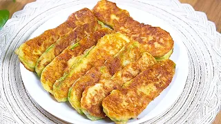 Zucchini is tastier than meat! I cook them so Simple and tasty! Recipe in 10 minutes! ASMR