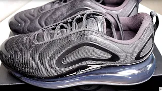 Nike AIR MAX 720 TRIPLE BLACK Hands On Review