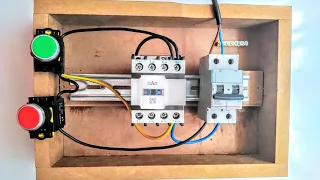 what is a contactor? how to connect internal structure working principle.