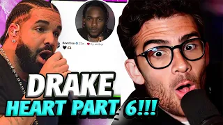 HasanAbi reacts to Drake - THE HEART PART 6 (Kendrick Lamar Diss)