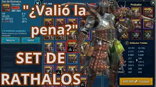 SET DE RATHALOS -  FORJA - RAID SHADOW LEGENDS