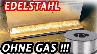 Fülldraht für Edelstahl! TOP Ergebnisse ohne Schutzgas