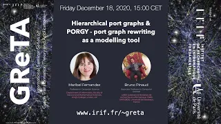 GReTA seminar #3: "Hierarchical port graphs & PORGY - port graph rewriting as a modelling tool"