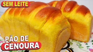 SUPER FOFINHO E FÁCIL DE FAZER❗😱 PÃO DE CENOURA MAIS GOSTOSO E MACIO DO MUNDO!