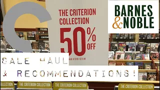 Barnes and Noble Criterion Sale Blu-ray Haul + Recommendations
