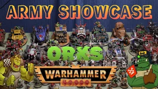 Army ShowCase ORKS Warhammer 40k // МОЯ АРМИЯ ОРКОВ