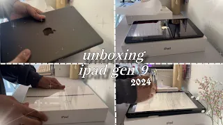 🪩 unboxing my first iPad (gen 9) Space Gray + test camera ✨ | Beli di TikTok Shop 🇲🇨🛍️🎀