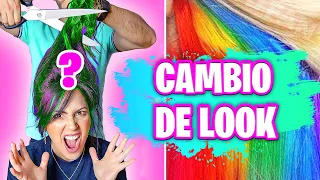 DE QUÉ COLOR ME PINTO EL CABELLO?! 😱 Cambio de Look Extremo?! 😅 Sandra Cires Art ft HaroldArtist