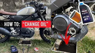 Yamaha XSR 155 | DIY Easy Change Oil