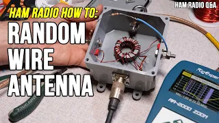 Build a random wire end fed antenna and make amazing contacts #hamradioqa