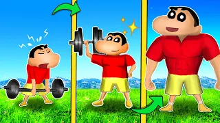 SHINCHAN BECAME WORLD'S STRONGEST MAN In GTA 5 (GTA 5 MODS)