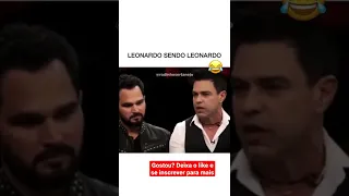 Leonardo sendo Leonardo:. Zezé de camarão e muito humilde!