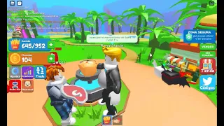 jugando  un juego de gordos en roblox