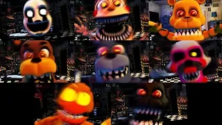 FNaF World Nightmare Animatronics in UCN! +All Jumpscares! (UCN Mods)