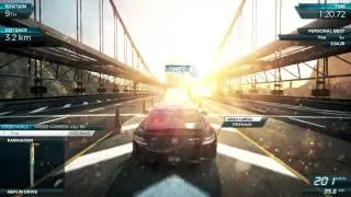 Need for Speed: Most Wanted 2012 - Mercedes Benz SLS AMG Nice Jumping