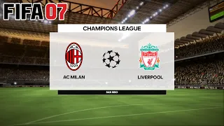 FIFA 07 (2007) - AC Milan vs Liverpool - Gameplay XBOX 360 HD [Xenia]