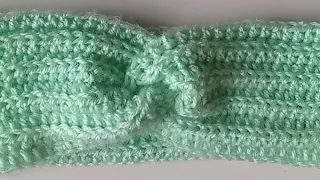 crochet ear warmer/easy and quick crochet twisted headband/ #easypattern #crochetbeginner #crochet
