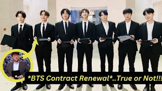 BTS UPDATES | BTS Contract Renewal With Hybe 2034 | BTS Contract | #bts