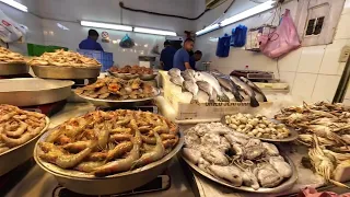 Dammam fish market - lets go buy fresh fish meat and vegetables