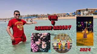 The V Luxury Resort Sahl Hasheesh Hotel Review. April 2024 subtitles