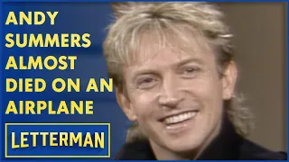 Andy Summers Almost Fell Out Of An Airplane | Letterman