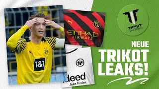 Neue Trikot-Leaks! So spielen der BVB, Eintracht Frankfurt und Real Madrid 2022/23 | TrikotMania