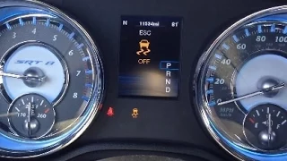 DISABLING ELECTRONIC STABILITY CONTROL on Chrysler 300, Dodge Charger/ Challenger SRT