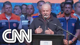 Lula faz contraponto a Bolsonaro em ato pós-chuva em SP | CNN 360º