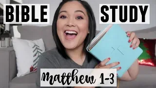 Bible Study With Me // Matthew Chapter 1-3