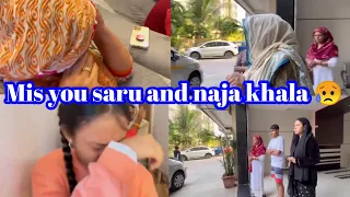 Naja khala or Sara Chali gai 😥 || sub hovy emotional 😭 || Saba ibrahim Fanpage