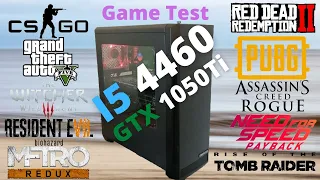 I5 4460 & GTX 1050TI game test & benchmark