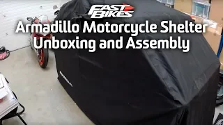 Armadillo Motorcycle Shelter - Unbox & Assembly