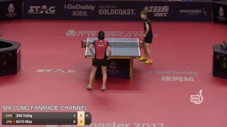 Zhu Yuling vs Kato Miyu | WS R16 | Australian Open 2017