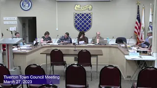 Tiverton Town Council Meeting 3-27-2023