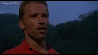 Predator (1987) Scene: Dutch and Dillon meeting before the mission