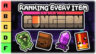 RANKING EVERY ITEM IN ENTER THE GUNGEON | Enter the Gungeon Best to Worst Tier List | Retromation