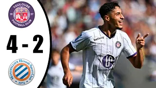 Toulouse vs Montpellier 4-2 All Goals & Highlights 02/10/2022 HD