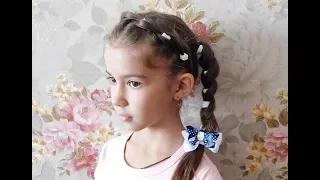 🔔ПРИЧЕСКА НА 1 СЕНТЯБРЯ, В ШКОЛУ/looking hairstyles for school🔔