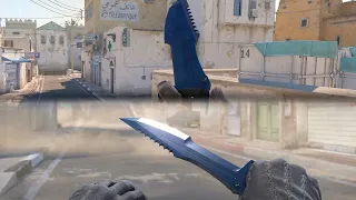 Huntsman Knife Blue Steel (Minimal Wear) - CS2 Skin Showcase