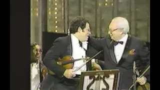 Isaac Stern and Itzhak Perlman perform Bach / Eugene Istomin performs Rachmaninoff (5 November 1987)