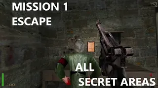 RTCW Mission 1 Escape - All secret areas