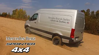 Mercedes-Benz Sprinter Diesel 4x4 | Traction test ! | Sand, Trailer and wet grass!