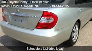 2003 Toyota Camry XLE - for sale in Raleigh, NC 27604