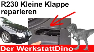 r230 kleine Klappe reparieren (Mercedes SL)